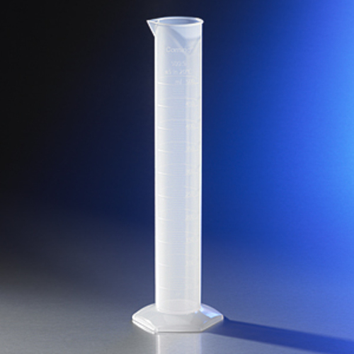 Corning* Single Metric Scale, 25Ml Reusable Plastic Graduated Cylinder