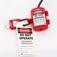ZING Green Safety RecycLockout Lockout Tagout, Small Plug Lockout, ZING Enterprises