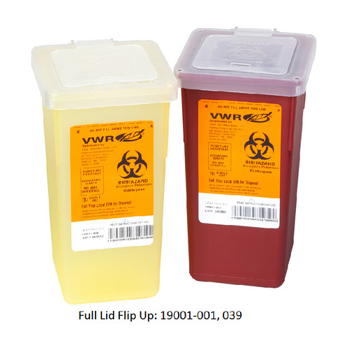 VWR* Stackable Sharps Container Safety System
