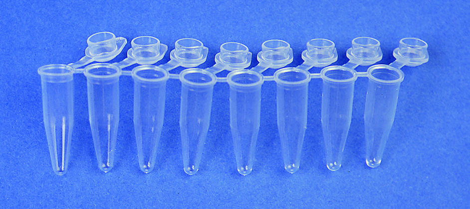 GeneMate SnapStrip® PCR Tubes with Individual Attached Dome Caps, 8 ...