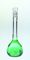 KIMAX® Volumetric Flasks with [ST] Glass Stopper, Class A, Serialized and Certified, Kimble Chase