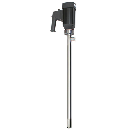 Masterflex® FDA-Compliant Sanitary Drum Pump, 32 GPM, 39"L Inlet Tube, ODP Motor; 220V
