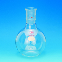 Flask, Single Neck, Flat Bottom, Ace Glass Incorporated