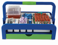 Phlebotomy/Sample Collection Tray Kits, Blue/Green