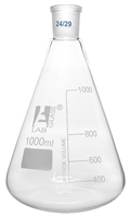 Eisco LabGlass® Erlenmeyer Flasks, Graduated with Ground Joint