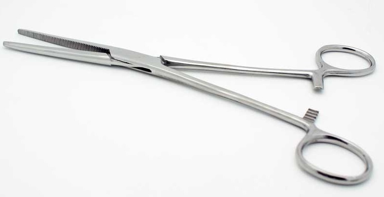 Rankin Crile Hemostat Locking Forceps - Curved Tip, 8" Surgical Tool | New, Sterile (ODM Brand) 3 thumbnail image