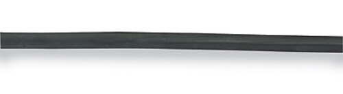 Black Rubber Vacuum Tubing, 3/4" ID×1-1/2" OD; 25 ft