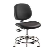 BioFit MVMT™ Tech Classic HD Heavy-Duty Cleanroom Swivel Chairs, ISO 5