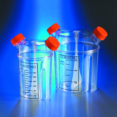 Corning® Disposable Spinner Flasks with Solid Caps, Corning Spinner