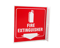 ZING Green Safety Eco Safety Projecting Sign, Fire Extinguisher, ZING Enterprises