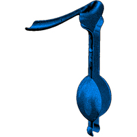 Sklar Blue™ Steiner-Auvard Weighted Vaginal Speculum, OR Grade, Sklar