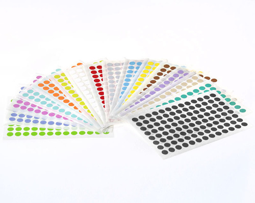 Color Dots Paper Labels, GA International