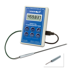 Fisherbrand Digital Thermometers with Stainless-Steel Probe on Cable: Thermometers