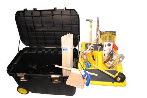 Mobile Maker Tool Kit 152 Pieces W/Wood