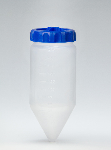 Conical centriguge tube, polypropylene, sterile, 250mL, 4 per pack, 40 per case