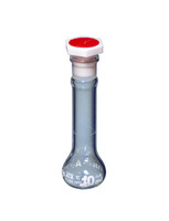 VWR® Wide Mouth Volumetric Flasks with PE Stoppers, Class A, Serialized