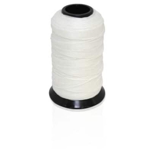 Five Cord Postmortem Thread, 4 oz. Spool, Five Cord, white nylon thread bonded. Four ounce spool (waxed).