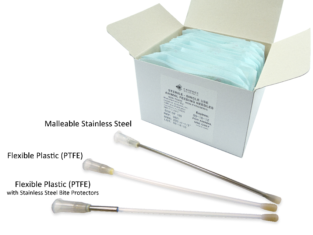 Disposable Sterile Animal Feeding/Oral Gavage Needles, Cadence Science