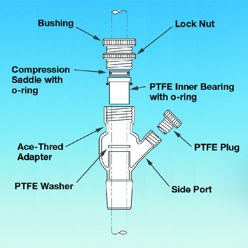 Bearing/Debris Trap, PTFE, 19 mm, Ace Glass Incorporated
