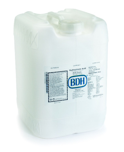 Hydrochloric acid 36.5 - 38.0% ACS, NF, FCC, VWR Chemicals BDH®