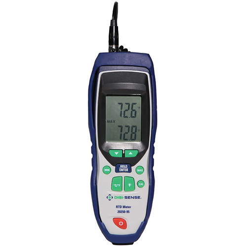Digi-Sense® Advanced Pre-Calibrated RTD Thermometers, Cole-Parmer
