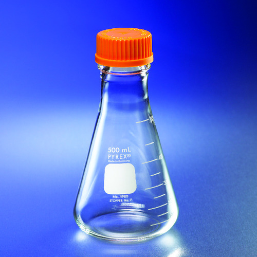 PYREX® Erlenmeyer Flasks, Wide Mouth, Corning