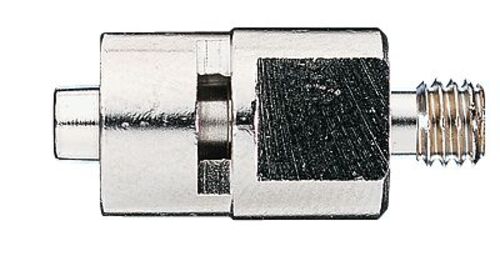 Cadence Luer Fitting Adapter, Nickel-Plated Brass, Male Luer Lock to 10-32 UNF