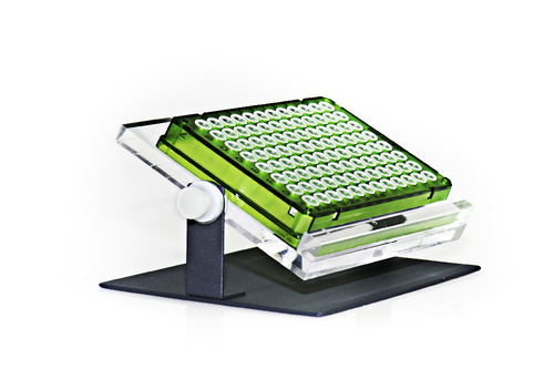 STAND, ACRYLIC, TILTING, ADJUSTABLE MICROPLATE