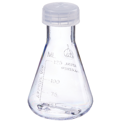 NALGENE* Erlenmeyer Flask, Polycarbonate, with Screw Cap