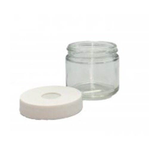 Cole-Parmer® Essentials Pre-Cleaned EPA Wide Mouth Septa Jars, Clear Glass, Antylia Scientific