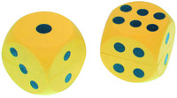 Foam and Rubber Dice