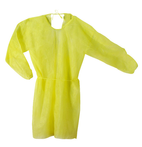 VWR*  Basic Protection SPP Gown. Color Yellow. Size XL