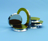 Gold, sputter coater target, Ø 60 mm, Thickness: 0.1 mm
