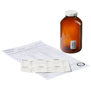 Thermo Scientific I-Chem® 241-0950 Processed Wide-Mouth 950mL Amber Glass  Environmental Sample Jars with Caps - E1210-11