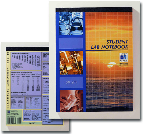 Chemistry Student Lab Notebooks