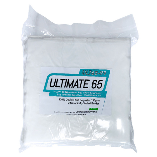 Ultimate 65* Cleanroom Wiper 9 X 9 In