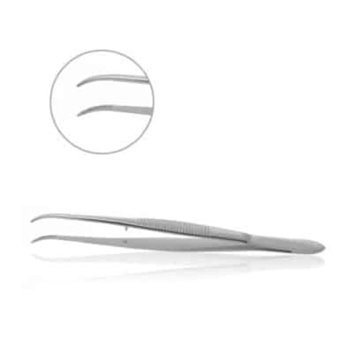 FORCEPS NARROW TIP DELICATE CURVED 5