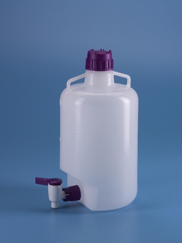 VWR* Carboy, Narrow Mouth, Material: Low-density polyethylene (LDPE), With Spigot, 5L