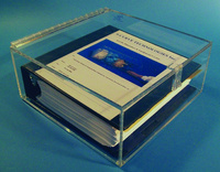Clear Containers to Hold Binders, S-Curve