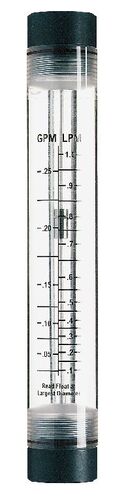 Masterflex® Variable-Area In-Line Flowmeter, Direct-Read, Acrylic Housing, 3/8" NPT(F); 2 GPM Water