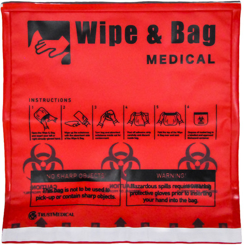 Bio-Wipe Bag*
