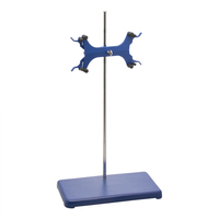 Double Burette Clamp with Rod and Stand, Eisco Scientific