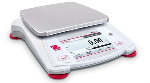 Scout® Portable Topload Balance with Square Pan and Touchscreen Display, OHAUS®