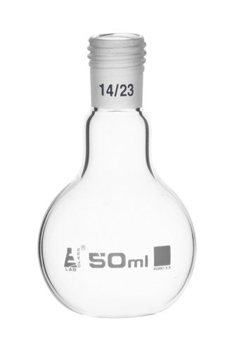 Eisco LabGlass® Boiling Flasks, Flat Bottom with Threaded Joint