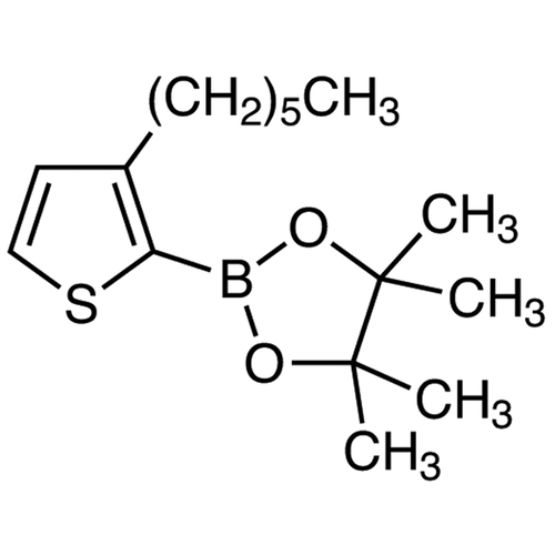 3-Hexyl-2-(4,4,5,5-tetramethyl-1,3,2-dioxaborolan-2-yl)thiophene ≥97.0% (by GC)