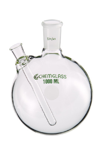 Round-Bottom Boiling Flasks, Thermowell, Heavy Wall, Chemglass