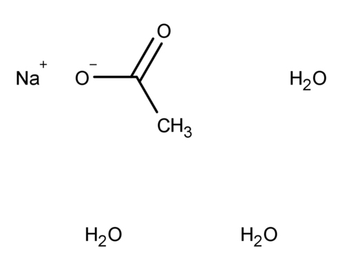 Sodium acetate trihydrate, EMSURE® for analysis indifferent to potassium permanganate, Supelco®