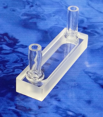 Flow Through Cell with Side Tube Type 48 1mm