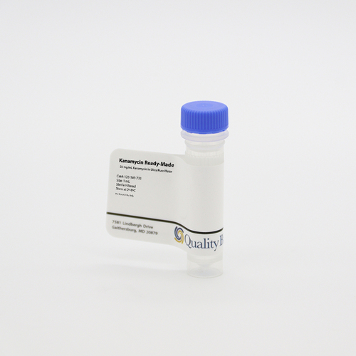 Kanamycin 50 mg/mL ready-to-use, sterile filtered
