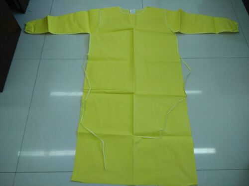 Vwr Chemical Resistant Apron, Yellow, Case Of 50